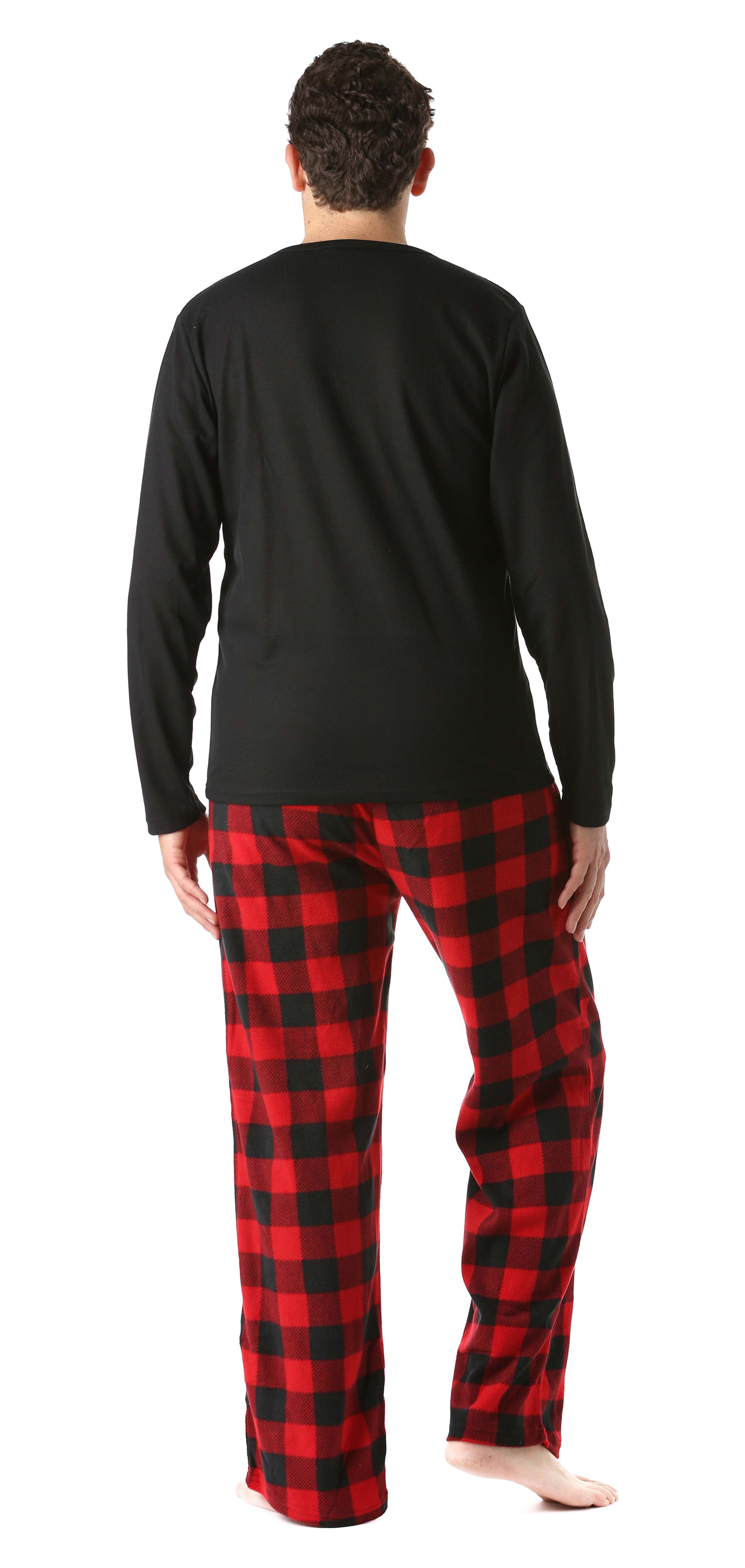 $100 32 Degrees Cool Men'S Red Black Pajama Pants T-Shirt Lounge Sleepwear S