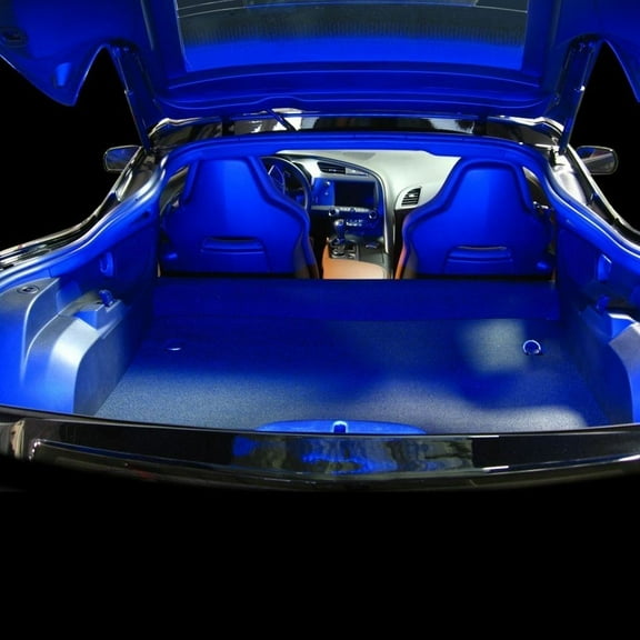 C7 Corvette Rear Hatch/Trunk LED Strip Kit : Stingray, Z51, Z06, Grand Sport, ZR1 Blue Super Bright
