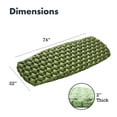 thumbnail image 3 of Sleeping Pad - Inflatable Sleeping Mat for Camping, Hiking, Backpacking - 74x22 Inches Compact Air Mattress, Waterproof Gear for Travel Outdoors - Green, 3 of 4