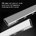 thumbnail image 3 of usb splitter 3.0 hub hub one drag four aluminum alloy usb extender mini docking station accessories, 3 of 7