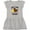 AC-Heather Grey, variant on Inktastic Just a Girl Who Loves Chickens Girls Toddler Dress