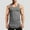Gray, variant on Men's Fitness Gym Tank Top Singlet Bodybuilding Stringers Sleeveless Muscle Shirt Vest