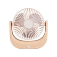 thumbnail image 5 of Incipio Rechargeable Desk Fan, Portable USB Fan with 3-Speed Settings, Adjustable Tilt Head & Quiet Airflow, Compact Desktop Cooling Fan for Office, Home & Travel, 5 of 10