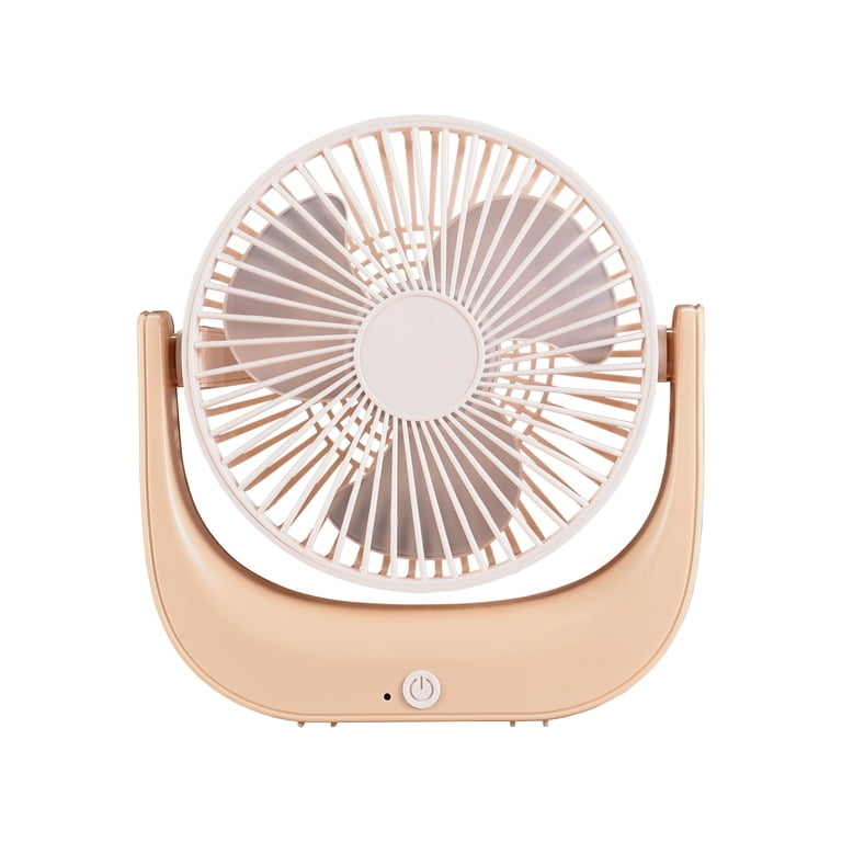 Incipio Rechargeable USB Desk Fan, 3 Speeds, Woodgrain photo 5