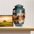 thumbnail image 3 of MUKTIVE Fishing Funeral Large Urns for Adult Male Female Ashes - Fisherman Burial Urn for Human Ashes for Female - Cremation Remains Containers - Sympathy Gifts for Loss (10 Inch), 3 of 7
