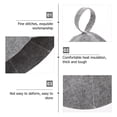 thumbnail image 4 of 2 unids engrosado sauna sombrero simple fieltro sala de vapor sombrero protección cabeza cubierta de baño, 4 of 7