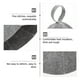 thumbnail image 2 of 2 gorros de sauna gruesos de fieltro simple para baño de vapor, protección para la cabeza, gorro de baño, 2 of 5