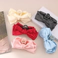 thumbnail image 3 of Yoyauz Bow Hair Clips, Women's Bow Hair Clips, Satin Big Bow Black and White, Large Claw Clip with, 3 of 6