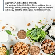 BioTrust MetaboGreens Superfood Powder, Super Greens Vegetable Powder Mix Made with Clinically-Researched Spectra, Non GMO, Soy Free, Gluten Free, Dairy Free, Energizing Berry Flavor (30 Servings)