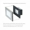 thumbnail image 2 of WAC Lighting Landscape Scoop LED Aluminum Step & Wall Light in Black/Amber, 2 of 2
