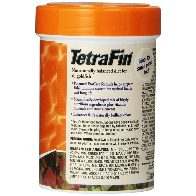 Tetra 77126 TetraFin Goldfish Flakes, 1-Ounce, 185 ml 