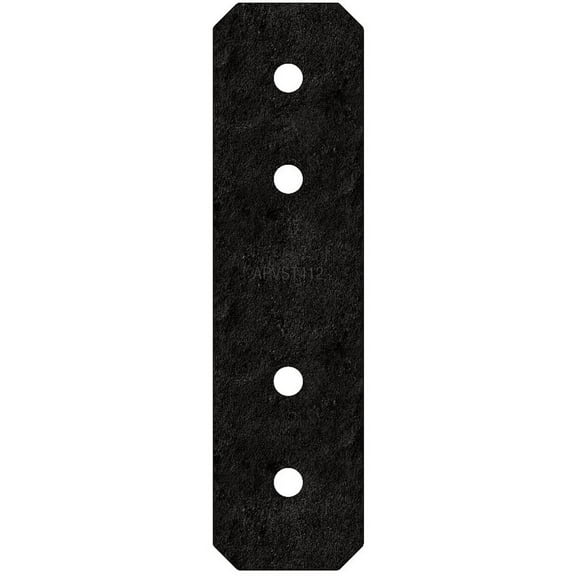 Simpson Strong-Tie APVST412 Outdoor Accents Avant Collection ZMAX, Black Strap for 4x