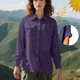 thumbnail image 4 of HongQid Women's UPF 50 Long Sleeve Sun Protection Shirts Fishing Hiking Outdoor, 4 of 8