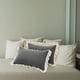 thumbnail image 5 of Juego de fundas de almohada de invierno de terciopelo cristalino | Diseño de encaje de color sólido | Tejido suave, lavable a máquina, resistente a la decoloración | Cierre de cremallera oculta |, 5 of 5