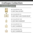 thumbnail image 3 of Hanover Calliope Natural Wood Bead Chandelier in Antique Cream | Hanging Light Fixture for Bedroom, Living Room, Hallway, Entryway, Bar, Kitchen, Nursery | 8 Lights | Hardwired, 3 of 4