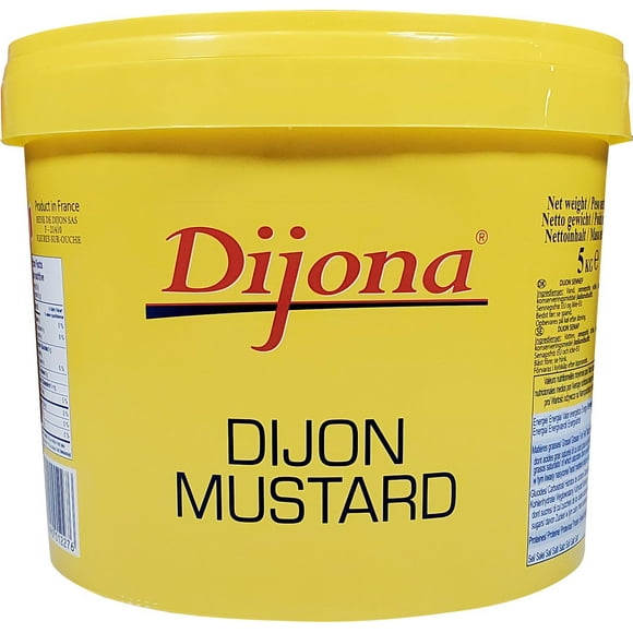 Dijona-Dijon Mustard Sauce - pack of 2 - 5kg - Tangy & Savory, Versatile Condiment, Ideal for Cooking & Marinating (2x5kg)