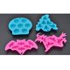 thumbnail image 5 of Molde de hornear pastel de silicona Sunnimix 3 PCS Decoración cráneo, 5 of 8