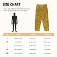 thumbnail image 6 of Kdxio Women's Comfy Stretch Gold GlitterPrint Drawstring Pajama Pants-Medium, 6 of 9