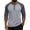 AI09_Gray, variant on Resicozy 3/4 Sleeve Shirt Men Summer Color Block Henley Neck Baseball T-Shirts Casual Loose Fit Tees T-Shirt White XL