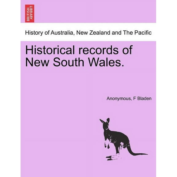Historical records of New South Wales. (Paperback)
