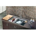 thumbnail image 3 of Dawn® Undermount Small Corner Radius Single Bowl Sink With Basket (BK710), 3 of 5
