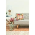 thumbnail image 4 of Hello Hooked Throw Pillow, 18" x 18", 4 of 5