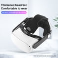 thumbnail image 3 of Injueey Auriculares ergonómicos VR, correa para la cabeza, transpirable, lavable, ajustable, accesorios para juegos, repuesto para Quest 2 Electrónica, 3 of 6