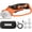 Orange, variant on Rechargeable Cardboard Cutter with 4 SK5 Blades, 2000mAh Battery, LED Light, Electric Box Cutter 1/3” Cutting Capacity Power Cutter for Fabric Carpet Leather DIY - Orange