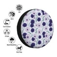 thumbnail image 4 of Naloa Daisies Flowers PVC Leather Spare Tire Wheel Cover for Car Truck SUV Camper Trailer Universal Fit many size14 inch, 4 of 6