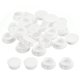 thumbnail image 1 of 1-3/32" Plástico Agujero Tapones, 26uds Empotrado Tipo Panel Redondo Presión Sujetador Ciegos Bloqueo Tapones para Muebles Insertar Extremo Tapas Paneles, Blanco, 1 of 5