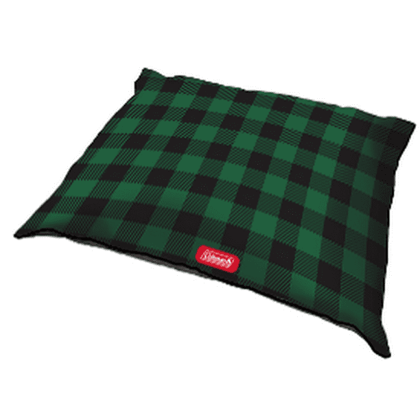 Coleman Green Checker Indoor/Outdoor Pillow Pet Bed ...