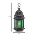 thumbnail image 4 of GREEN GLASS MOROCCAN LANTERN, 4 of 7