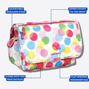 J World Womens Terry 15 Messenger Bag for School and Travel, Speckle