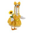 thumbnail image 3 of Aurorax Fall Porch Goose Outfits 23" Holiday,Goose Clothes for Cement Goose Porch Goose 17/19 inch,Sunflower Printed Lady Thanksgiving Porch Goose Accessories for Outdoor Harvest Decor for Home, 3 of 7