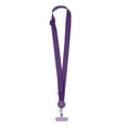 thumbnail image 1 of Lanyard de teléfono ajustable Uxcell, correa de teléfono cruzada de poliéster con parche para la mayoría de los smartphones, púrpura oscuro, 1 of 6