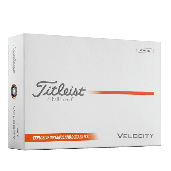 Titleist 2026 Velocity AIM Golf Balls 12pk, White