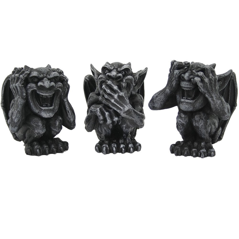 monkey see no evil hear no evil speak no evil figurines