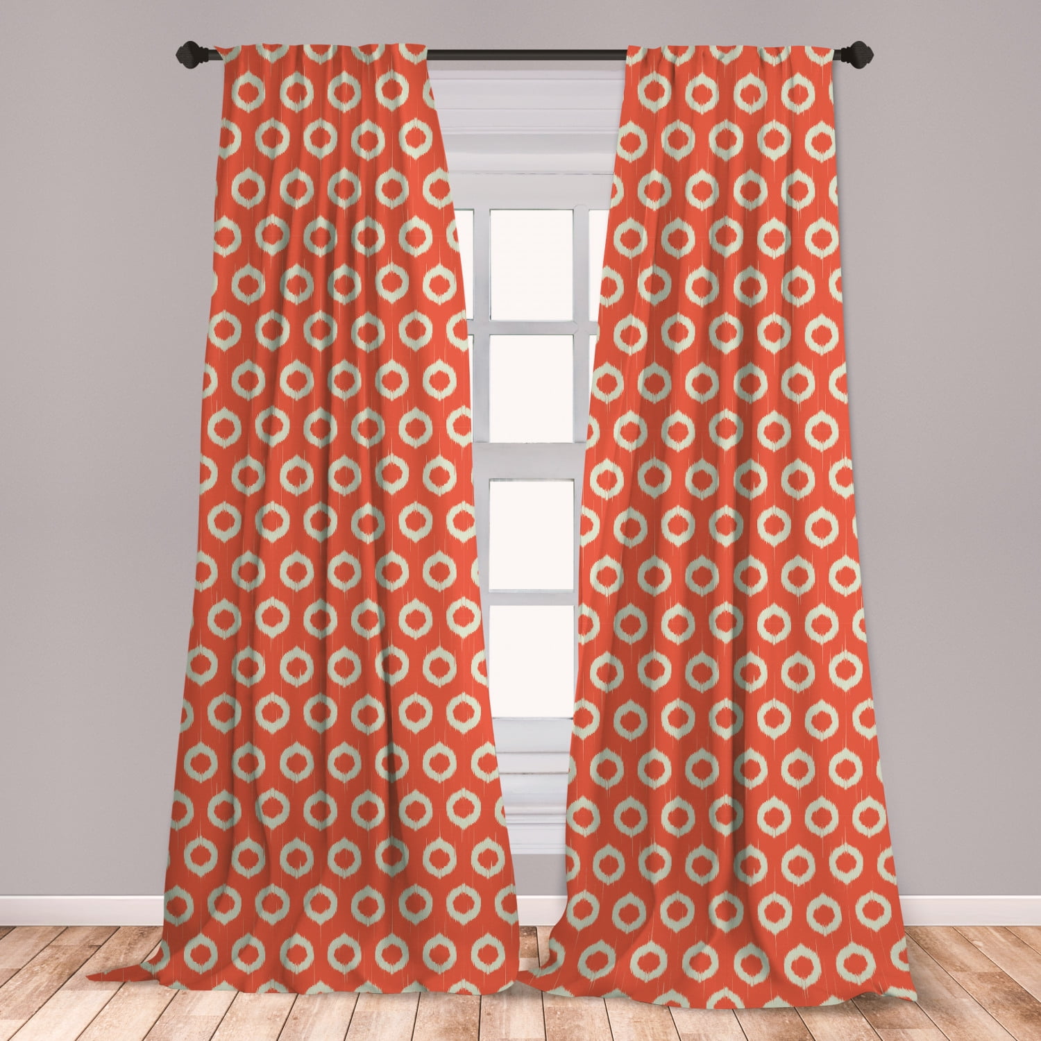 ikat-curtains-2-panels-set-repeating-oval-shapes-with-grunge-effect-on
