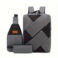 SHENZHYUSONGKJ Large New 3in1 Business Travel Backpack Set with Extra