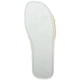 thumbnail image 4 of Lavra Women's Plush Open Toe Slippers | Velvet Velour House Shoes for Ladies, 4 of 5