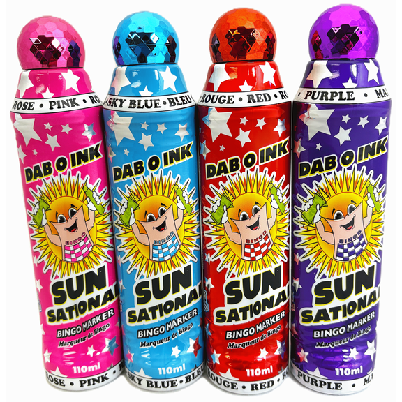Sunsational Bingo Dauber/Dabber Set of 4 - 4 oz.