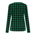 thumbnail image 5 of Soft T Shirts for Women Long Sleeve V Neck Plain Tshirts Casual Loose Fit Tunic Tops Spring Fall Basic Tees (X-Large, Army Green 01), 5 of 5