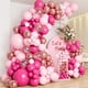thumbnail image 2 of Kit de arco de guirnalda de globos de oro rosa y rosa para decoración de fiestas de cumpleaños, suministros para fiestas de cumpleaños y bodas para niños, decoración para baby shower, globos de látex, 2 of 5
