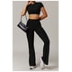 thumbnail image 4 of Conjuntos de entrenamiento for mujer, 2 piezas, sujetador deportivo, camiseta sin mangas, polainas de cintura alta, gimnasio, Yoga, ropa activa, Top de entrenamiento for mujer, 4 of 6