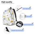 thumbnail image 4 of Yiaed Dinosaur Print Backpack, Premium Laptop Backpack, Travel Backpack for Women, Lightweight Backpacks, Comfortable Back Pack-Medium, 4 of 7