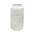 thumbnail image 1 of Sagebrook Home Metal 12" Spotted Vase, White, 1 of 1