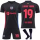 thumbnail image 1 of Barcelona Away Shirt Kids Size 24-25 No. 19 Lamine Yamal Football Equipment, 1 of 2