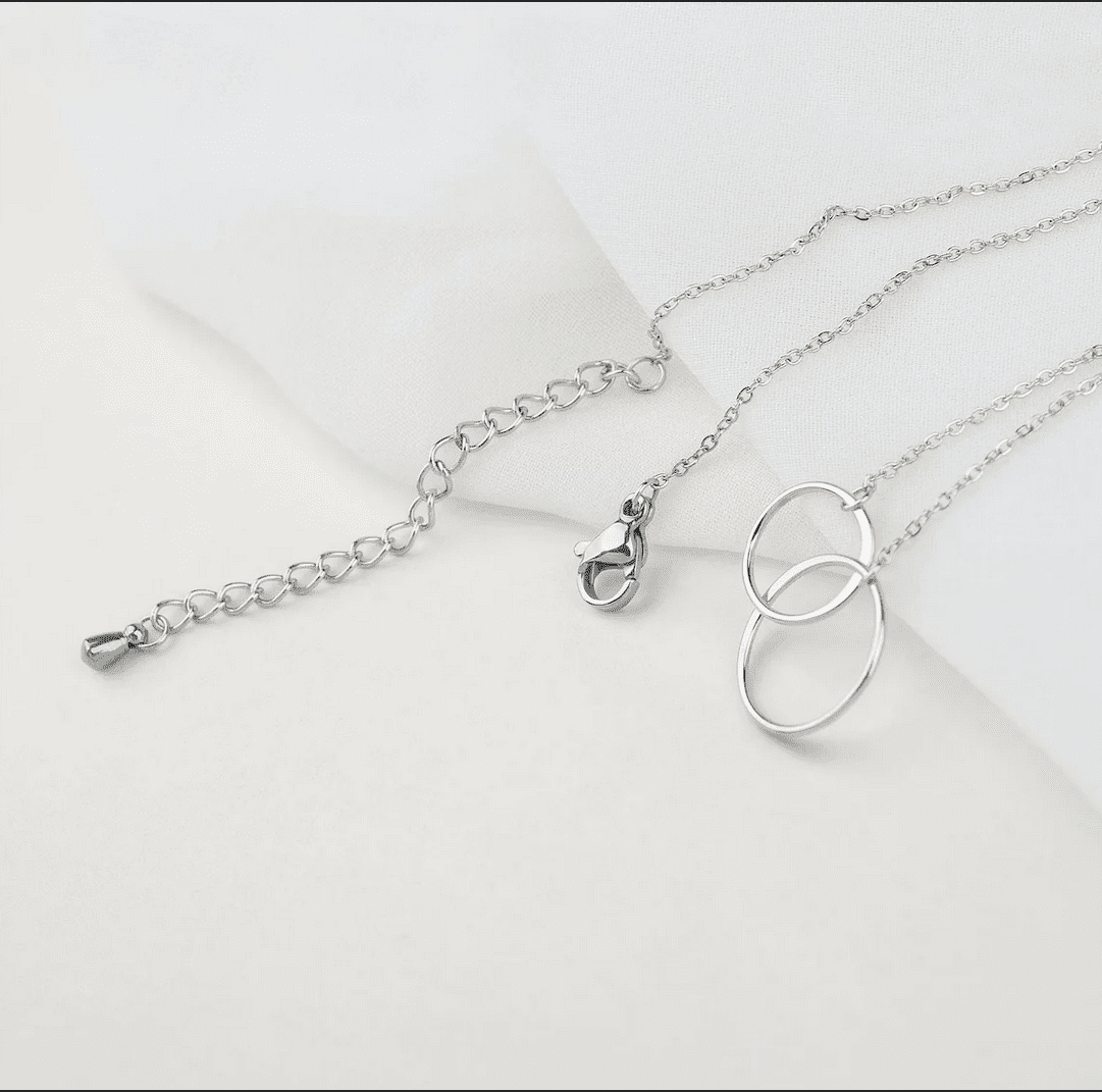 Personalized Card and Necklace for Mother's Day, Custom Card and Necklace for Mom, Jewelry Gift for Mom, Custom Card and Jewelry For Mom, Gift for Her [Gold, No-Personalized Card]