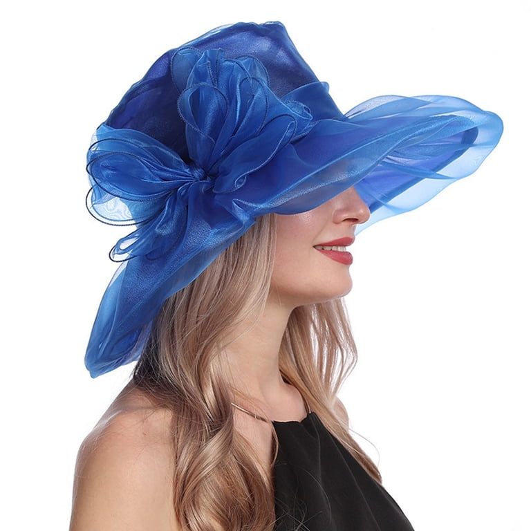MSJUHEG organza hat Women display picture 2