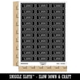 thumbnail image 2 of Scanned Double Line Border Document Sticker Set - Black - Gloss Finish - 1.75" Medium, 2 of 7